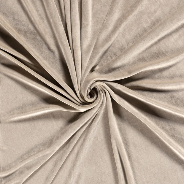 Velvet fabric Beige 