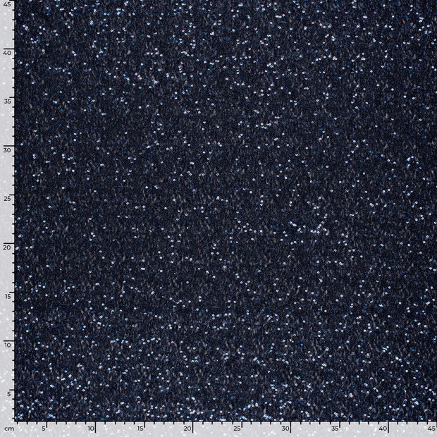Mesh fabric Unicolour Navy