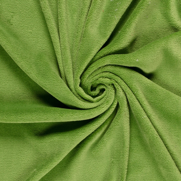Polaire Doudou tissu Pomme verte 
