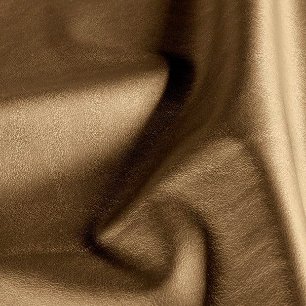 Stretch Leather fabric Unicolour Bronze