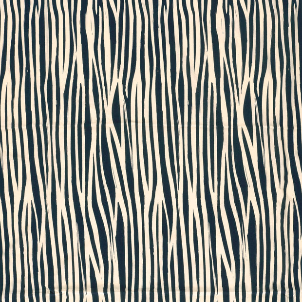 Bamboo Poplin fabric Navy matte 