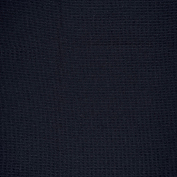 Piqué tipo gofre tela Azul marino mate 