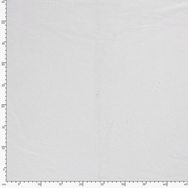 Polar Fleece fabric Unicolour Optical White