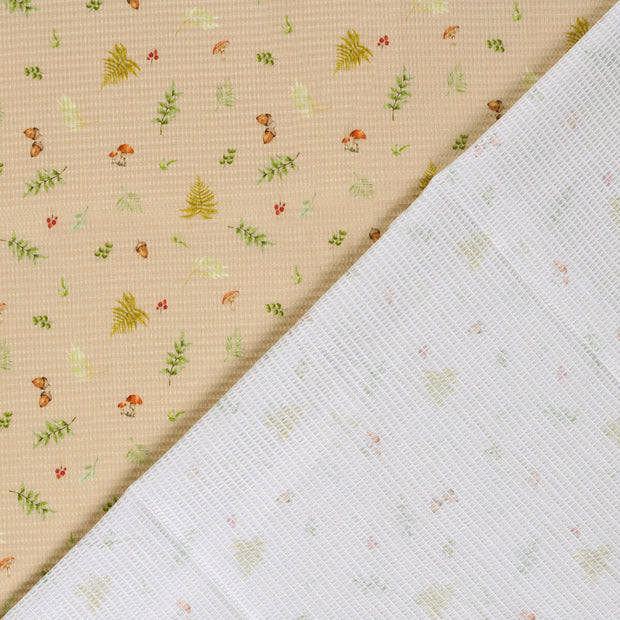 Waffle piqué fabric  