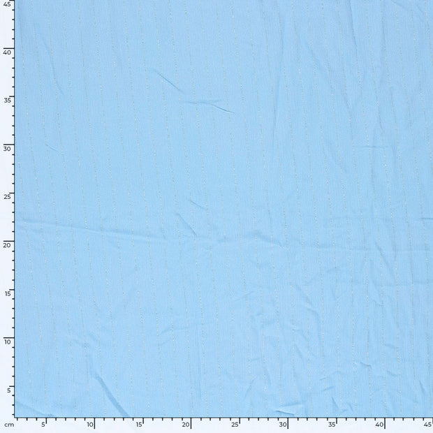 Crepe fabric Unicolour Baby Blue