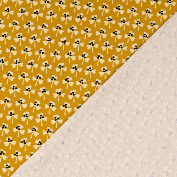  fabric Yellow printed 