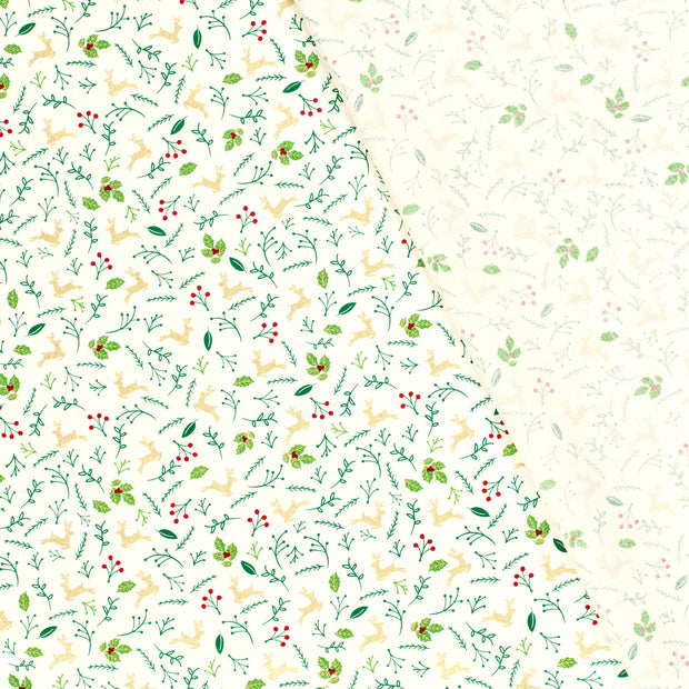 Baumwolle Popeline fabrik Hirsche bedruckt und foliendruck 