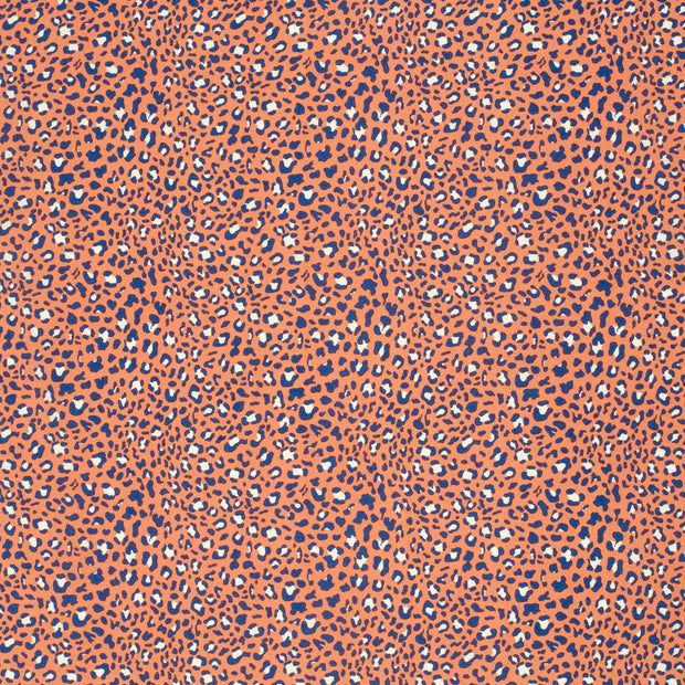 Popeline de Viscose tissu Coral mat 