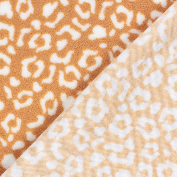 Sherpa Fleece tela Panther estampado 