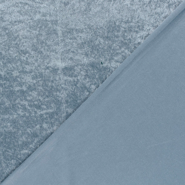 Velours tissu Unicolore froissé 
