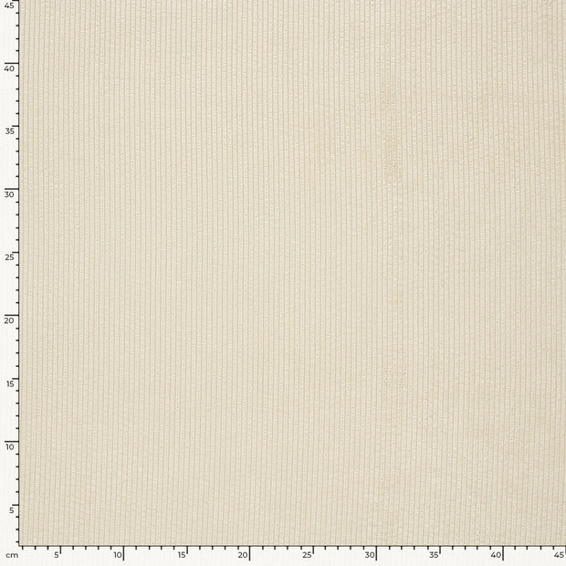 Corduroy 4.5w stof Effen Gebroken wit