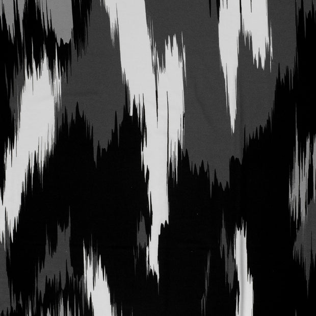 Viscose Vortex Jersey fabric Black matte 