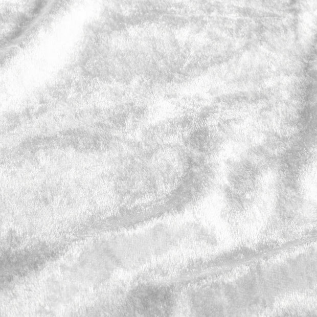 Velours fabric Unicolour Optical White