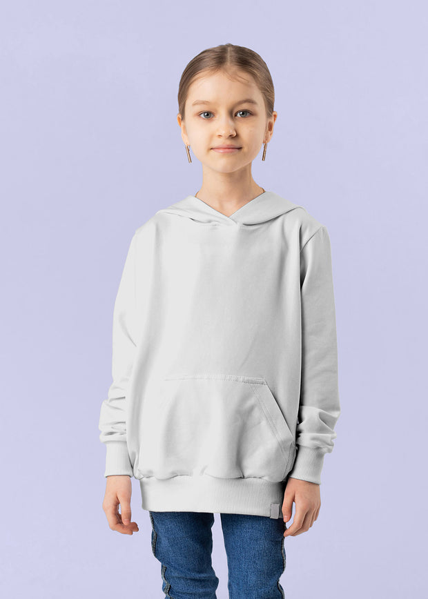 French Terry fabric Unicolour Optical White