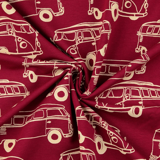  tissu Bordeaux 