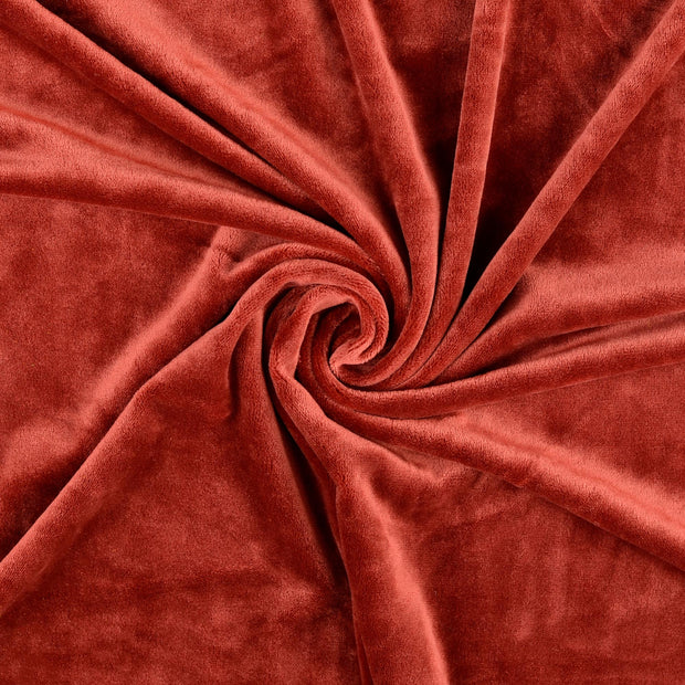 Nicky velours fabric Brown 