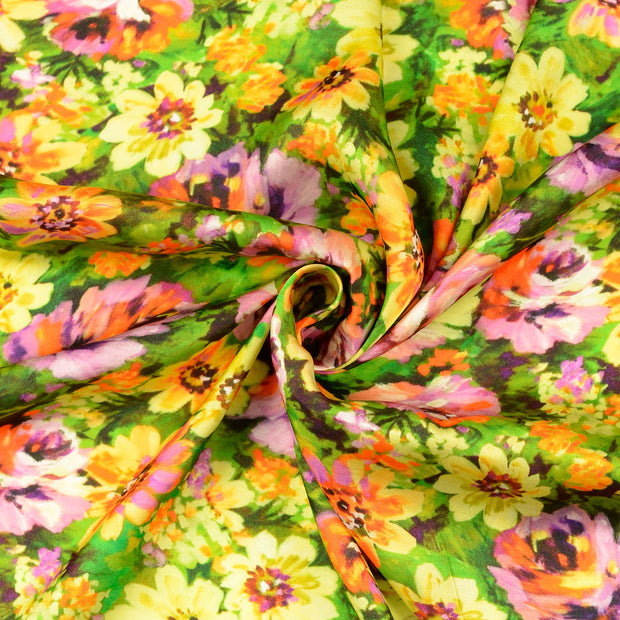 Viscose Satin fabrik Grün 