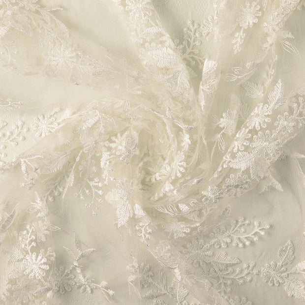 Dentelle tissu Blanc 