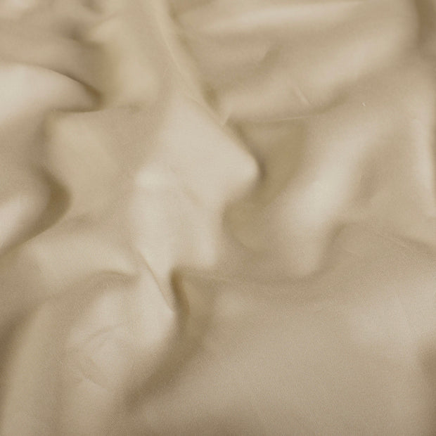 Satin tissu Unicolore Beige