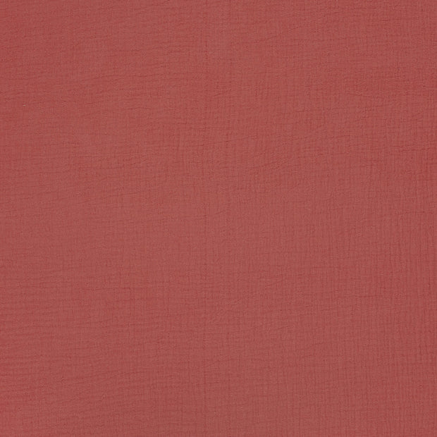 Muslin fabric Redwood matte 