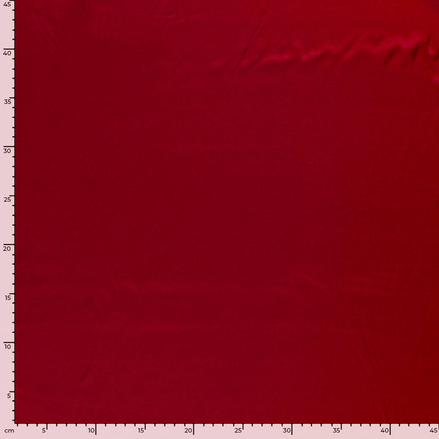 Satin fabric Unicolour Red