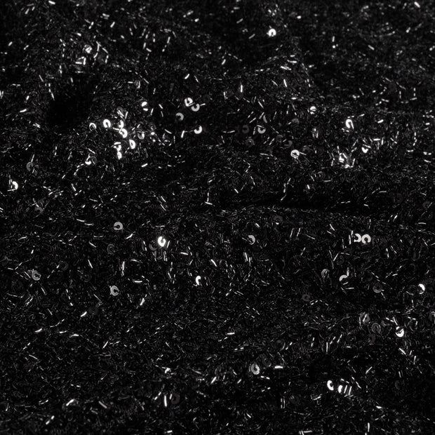 Mesh fabric Unicolour Black