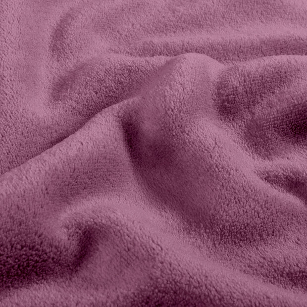 Polaire Doudou tissu Unicolore Vieux rose