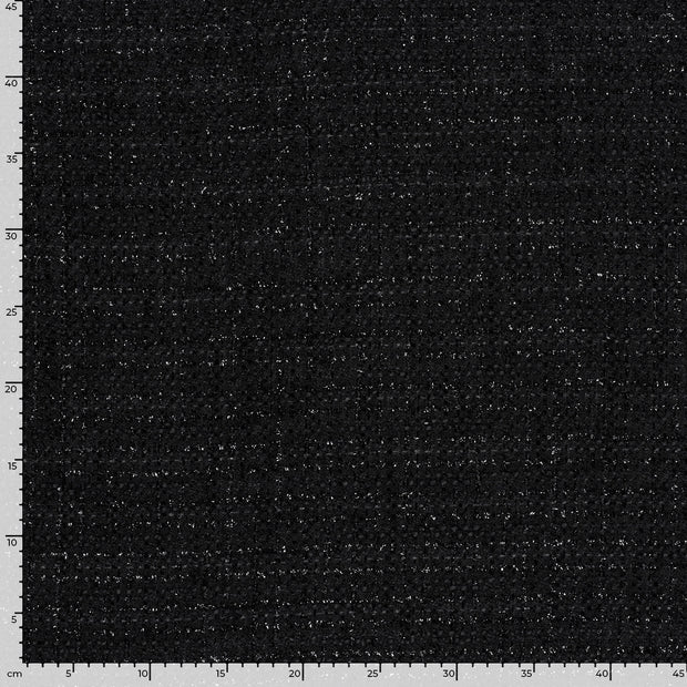 Jacquard fabric Unicolour Black