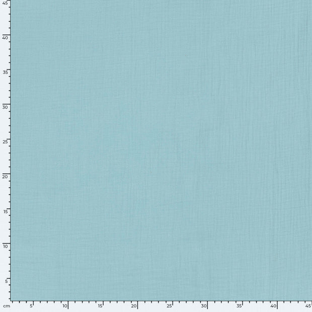 Musselin fabrik Uni Indigoblau