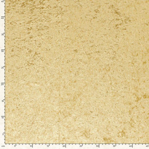 Velours fabric Unicolour Gold