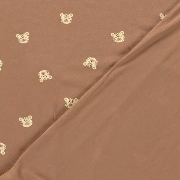 Jersey fabric Animals printed 