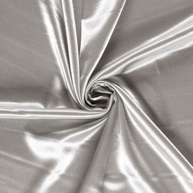 Satin Velvet tela Gris claro pintado 