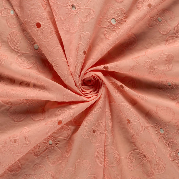 Cotton Poplin fabric Salmon 