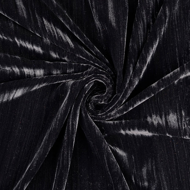 Velvet fabric Black 