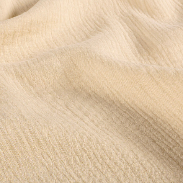 Muslin fabric Unicolour Beige