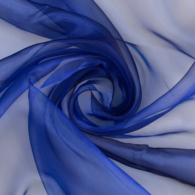 Organza fabric Indigo 