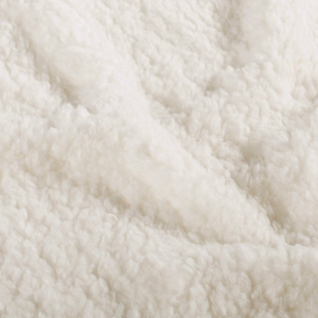 Fake Fur fabric Unicolour Off White