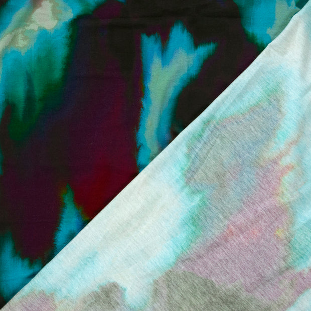 Viscose Vortex Jersey stof Abstract digitaal bedrukt 