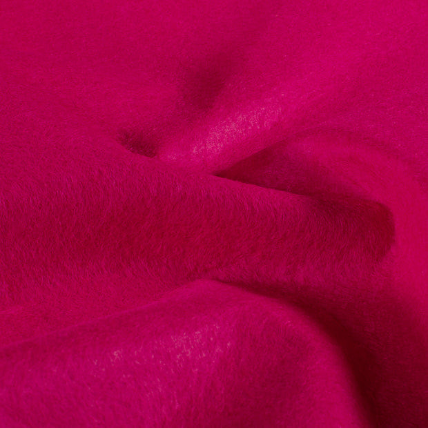 Felt 3mm fabric Unicolour Fuchsia