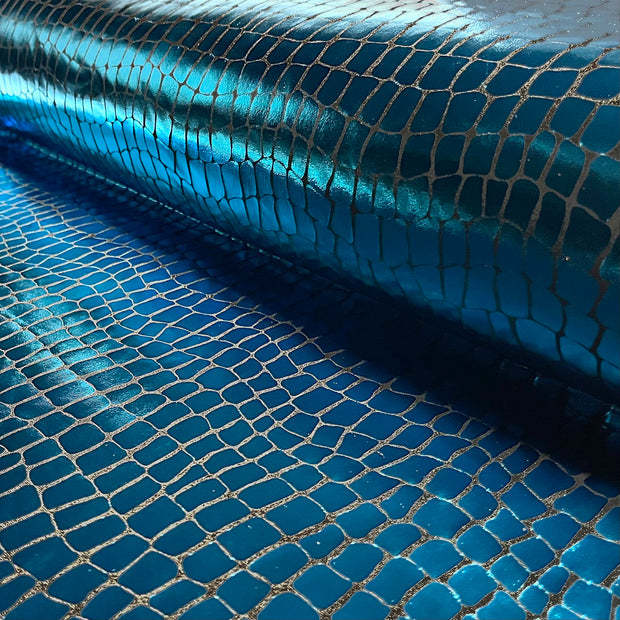 Lamé tela Cocodrilos Agua