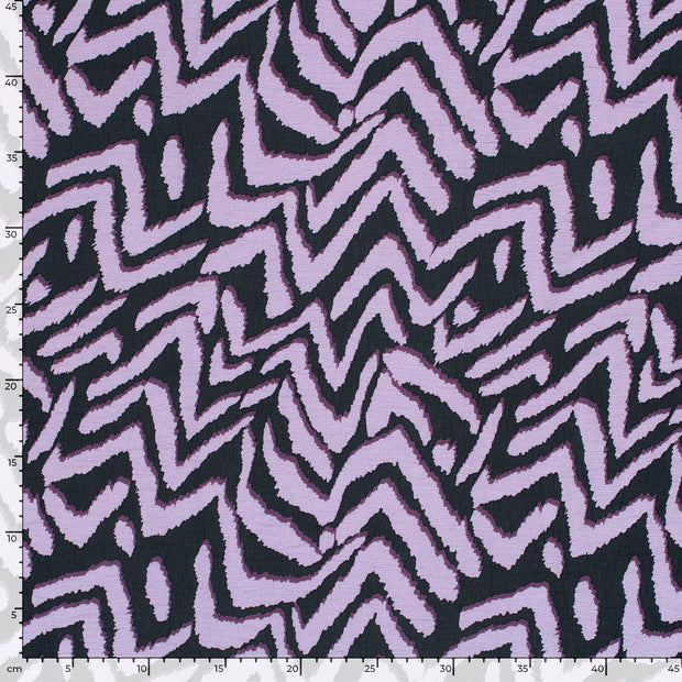 Viscose Nylon Ottoman fabrik Abstrakt Lavendel