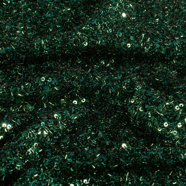 Mesh fabrik Uni Dunkelgrün