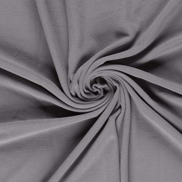 Fleece stof Licht grijs 