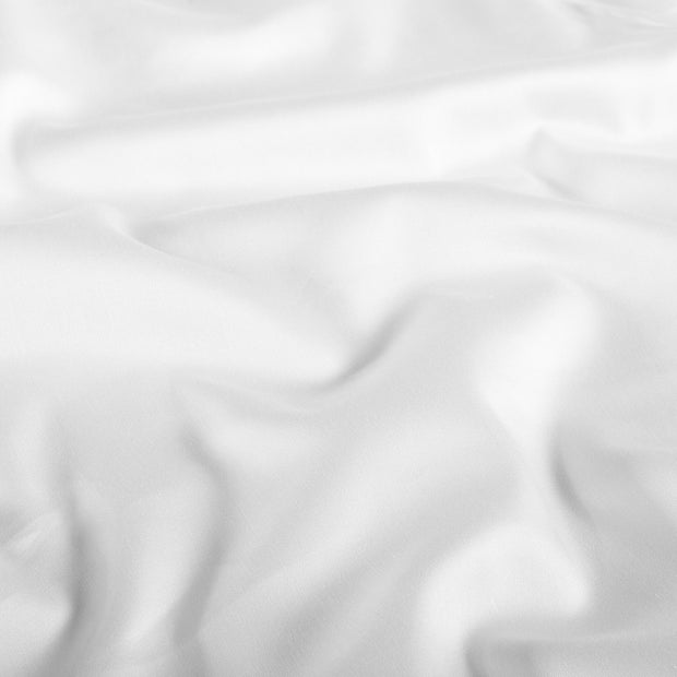 Satin fabric Unicolour Optical White