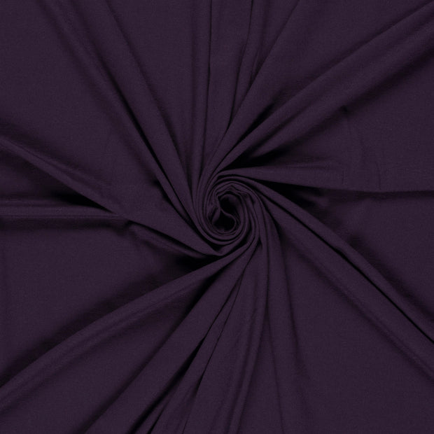 Viscose Jersey fabric Aubergine 
