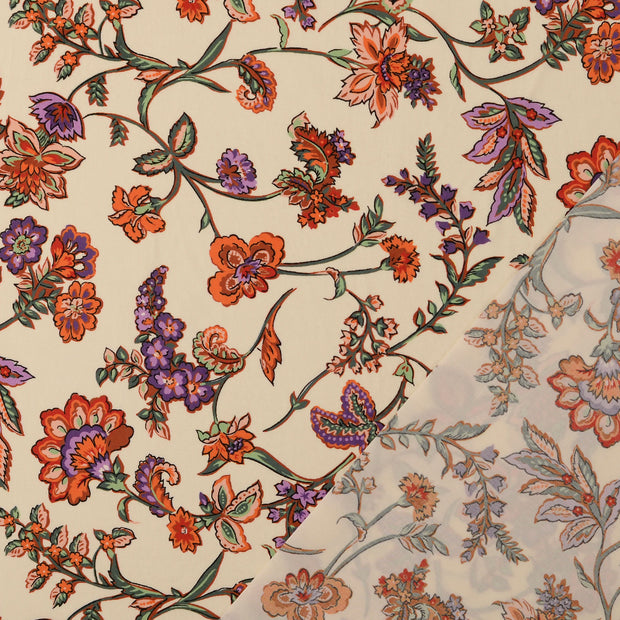Cotton Poplin fabric Multicolor digital printed 