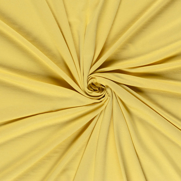 Viscose Jersey stof Licht geel 