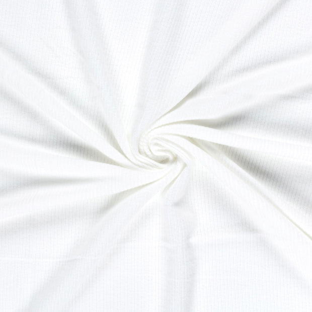 Poly Viscose Jersey fabric Off White 