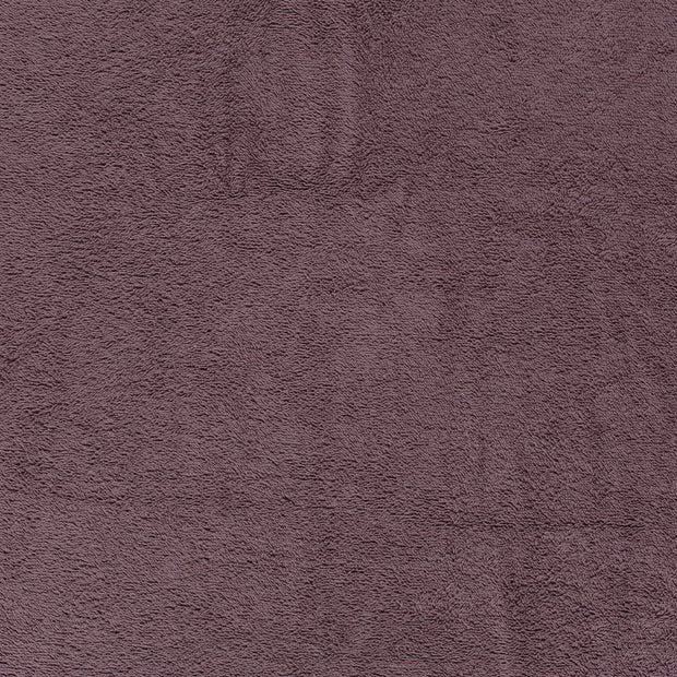 Frotté tissu Mauve mat 