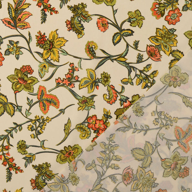 Cotton Poplin fabric Multicolor digital printed 
